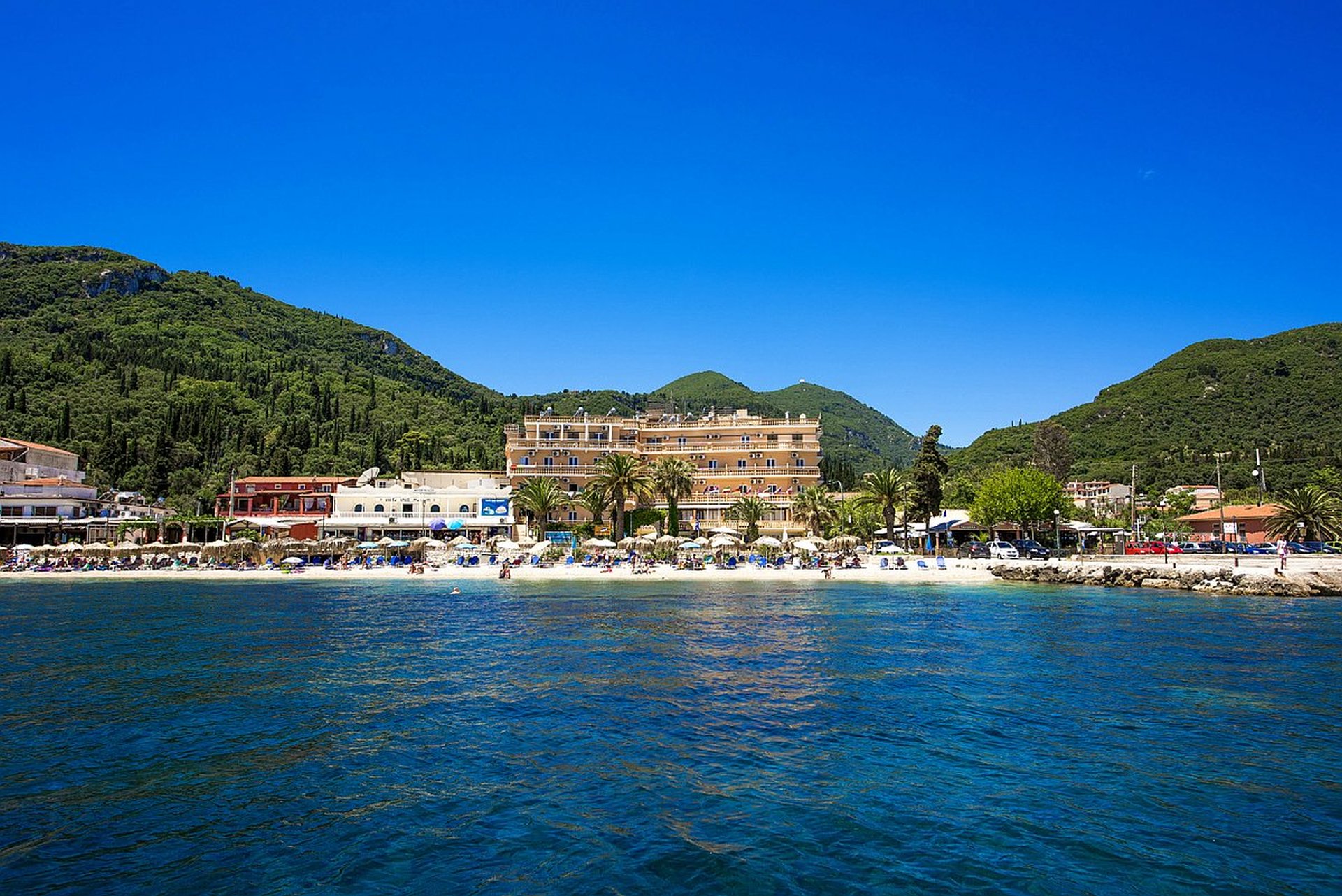 Potamaki Beach Hotel is a hotel in Benitses, included in the Corfu & Beyond Where to Stay directory.