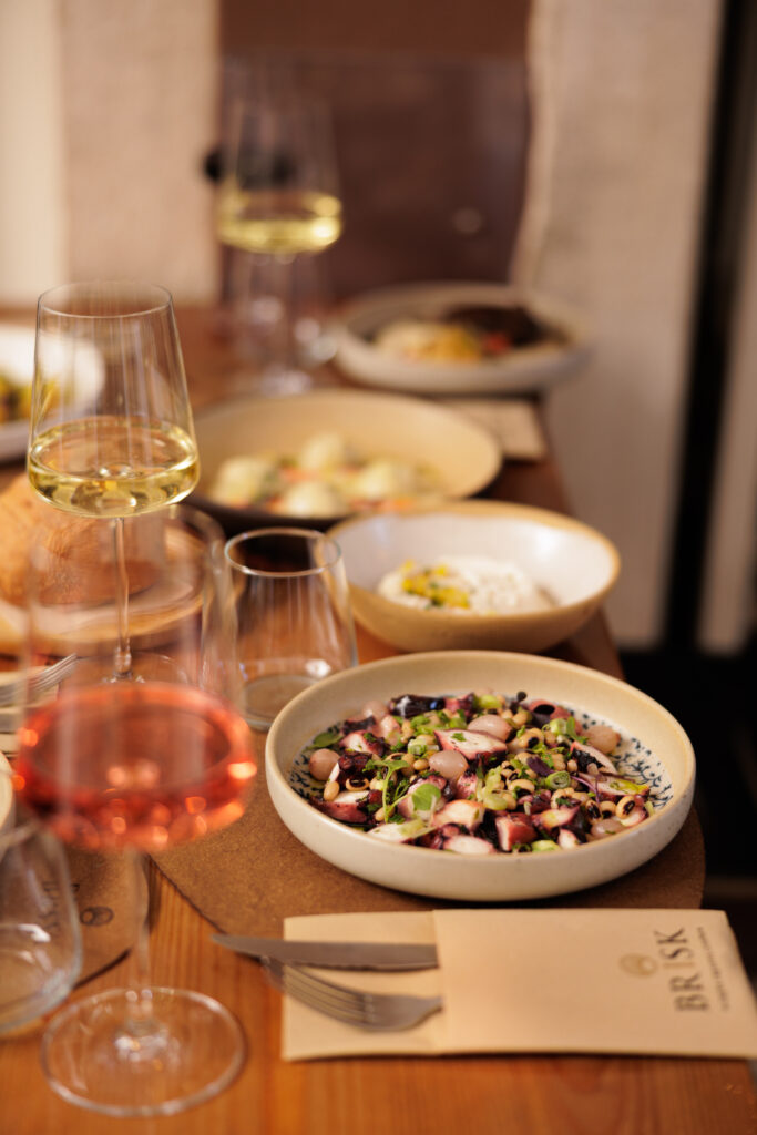Creative Greek dishes at Brisk Restaurant in Corfu Town