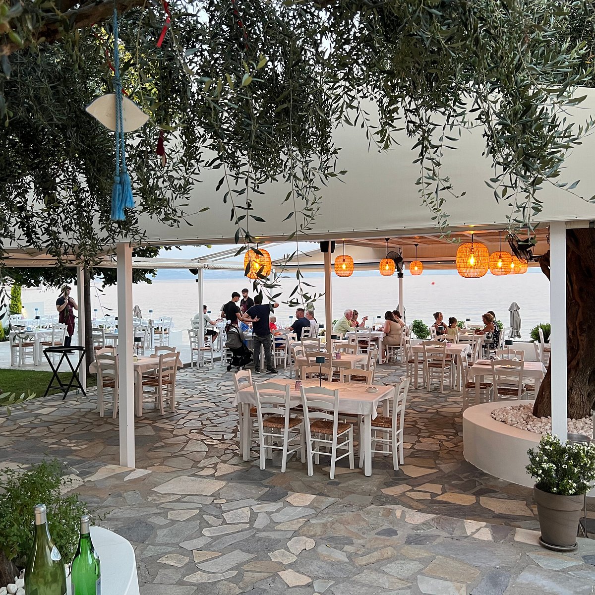 Marea Seaside restaurant on Ipsos Beach, Corfu