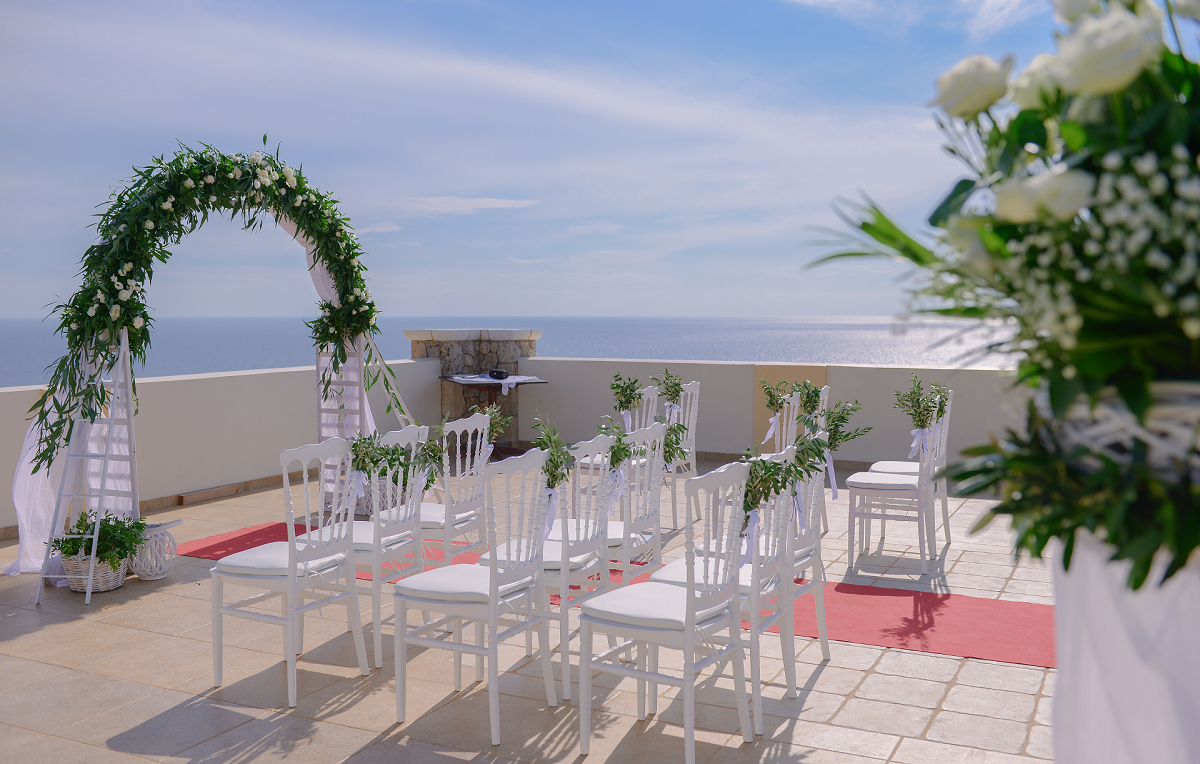 Corfu destination wedding planners organising ceremonies, vow renewals, proposals and special celebrations.