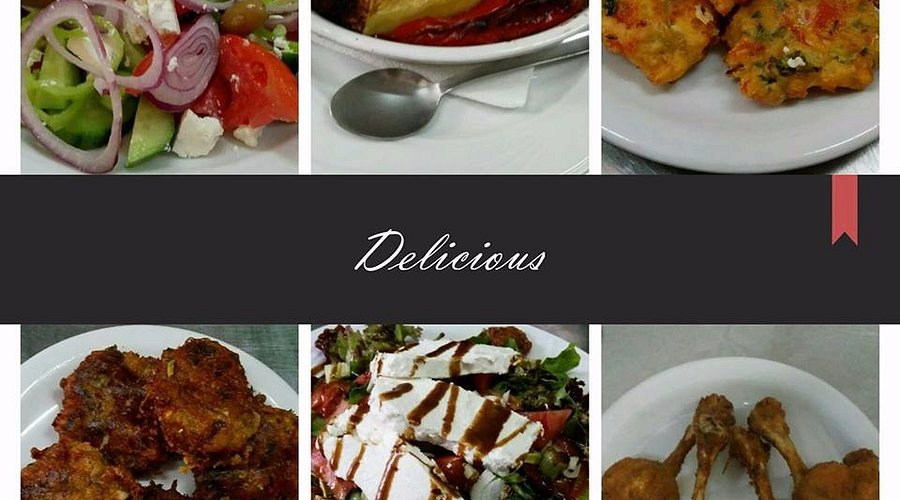 Food served at To Stavrodromi in Pelekas, Corfu
