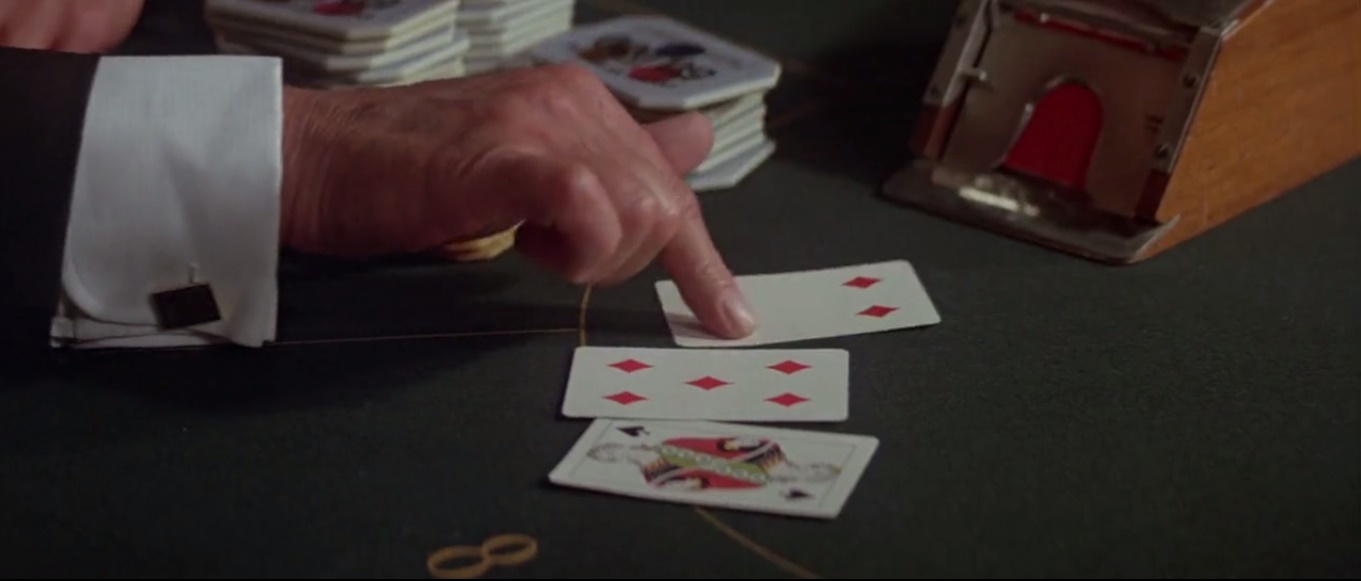 A casino scene from the 1981 James Bond film For Your Eyes Only.