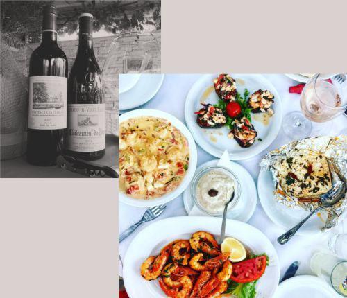 Galini Taverna food and wine in Agios Stefanos, north-east Corfu