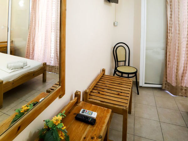 Guest room entrance at Europe Hotel in Corfu Town