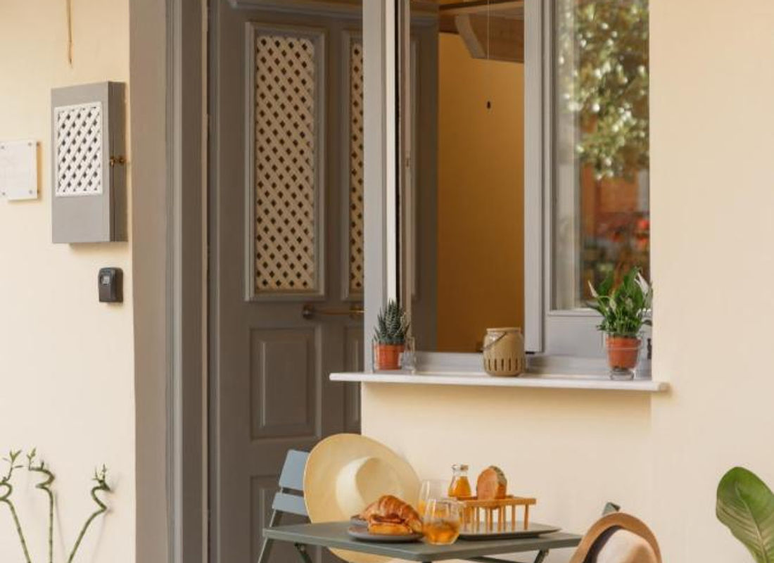 Interior at Agnes Loft at Campiello in Corfu Old Town