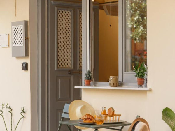Interior at Agnes Loft at Campiello in Corfu Old Town