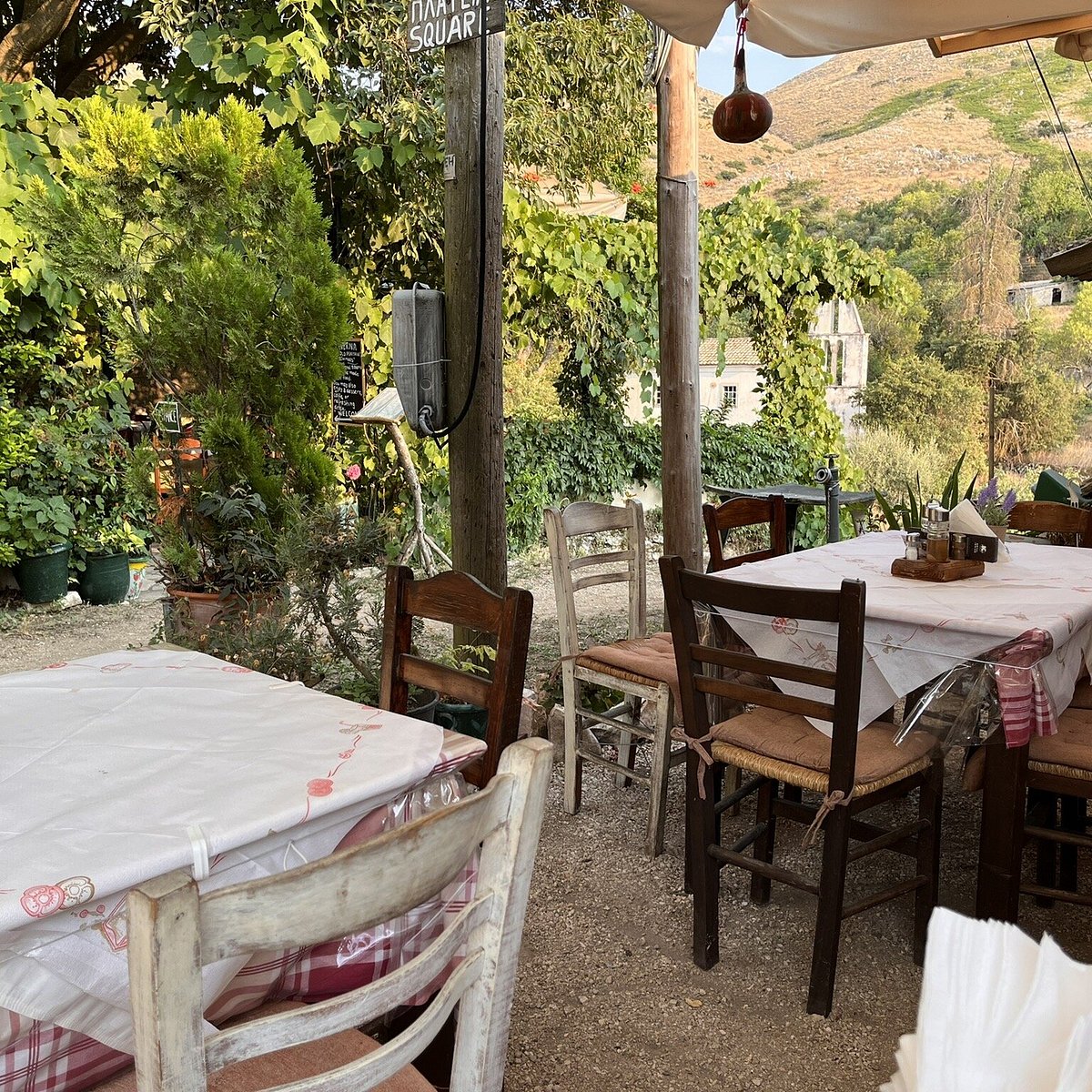 Evdokia Taverna in Old Perithia, Corfu
