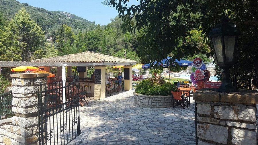 Cricketer Taverna at Liapades Main Beach, Corfu