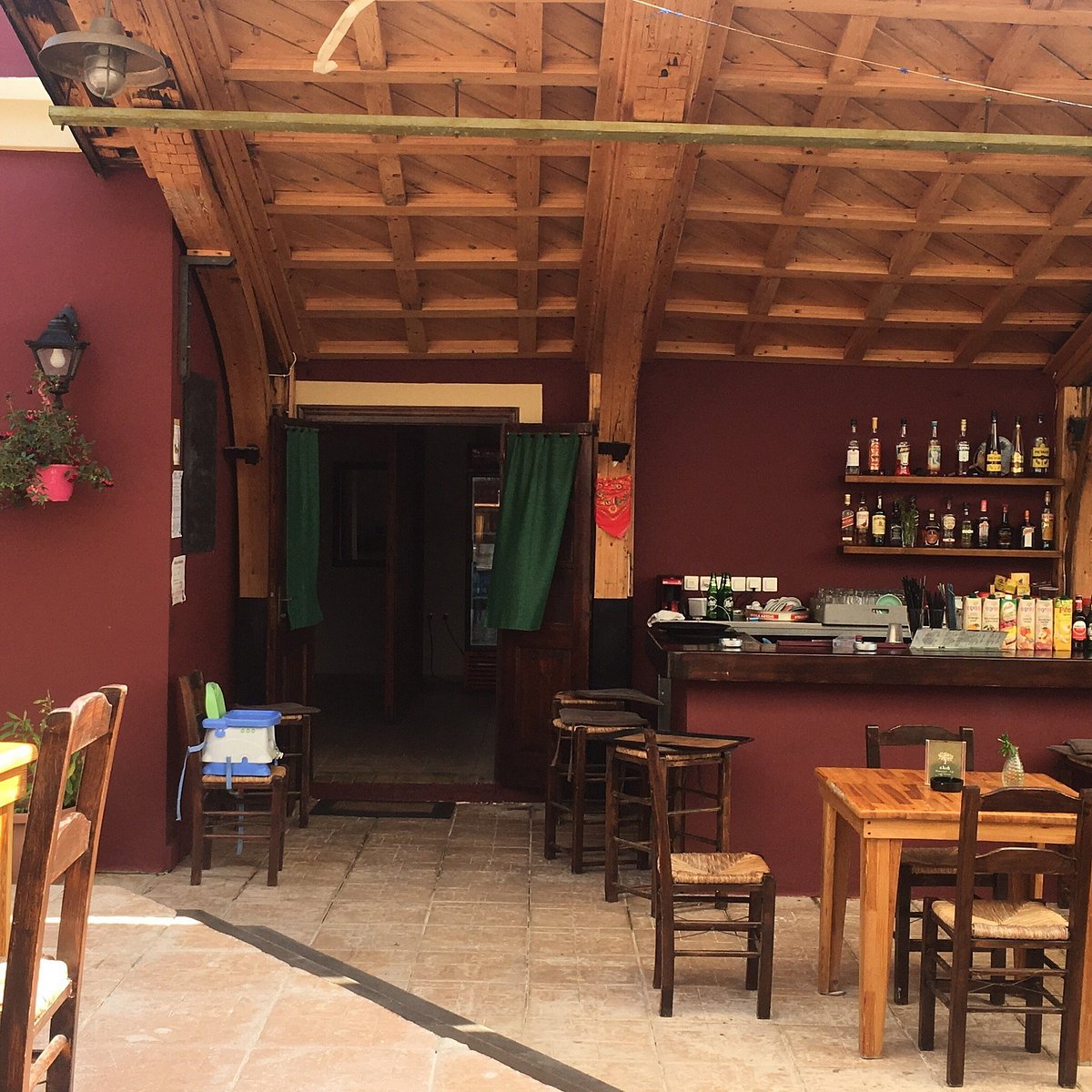 Elia Restaurant above Mirtiotissa Beach, Corfu