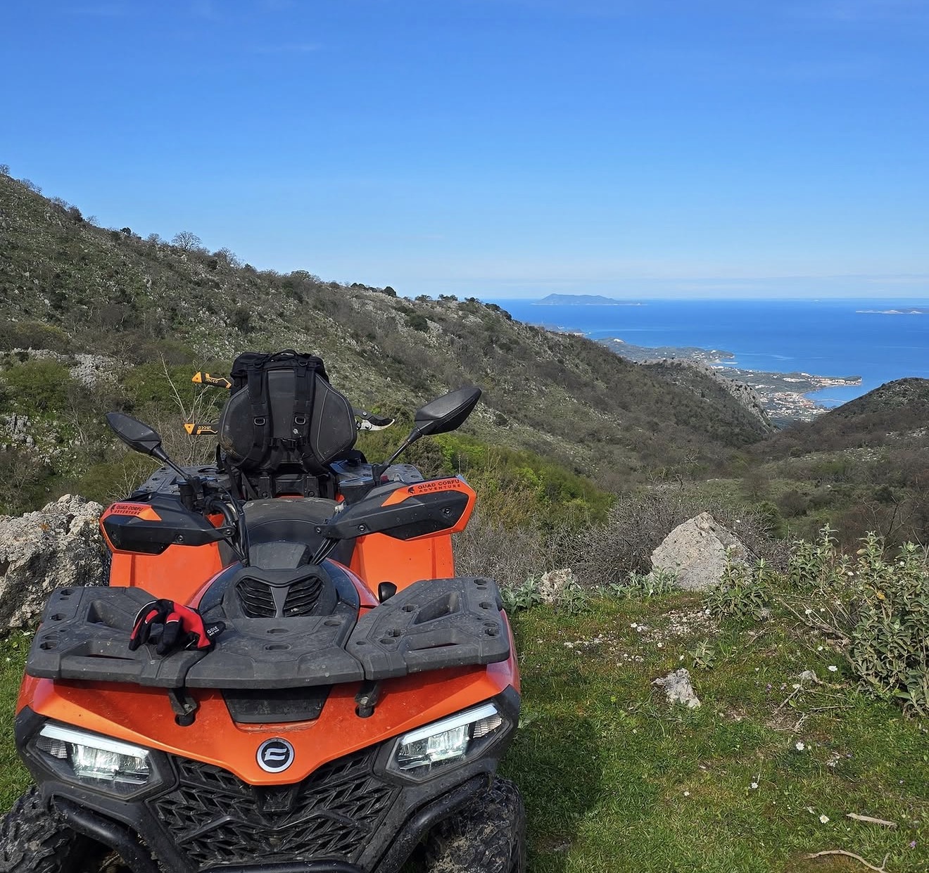 Guided small-group quad bike safaris from Acharavi through North Corfu’s mountain trails, villages and scenic viewpoints.