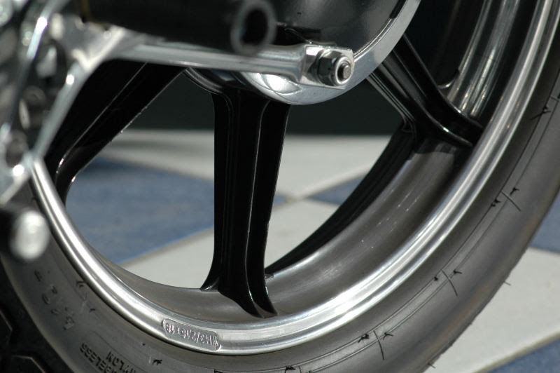 Morini 350: Ruota posteriore