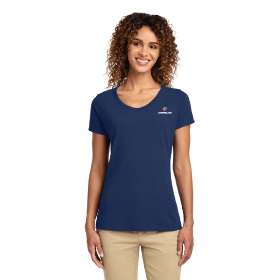 Thumbnail: Changing Lives Port & Co Women's Fan Favorite Vneck Tee