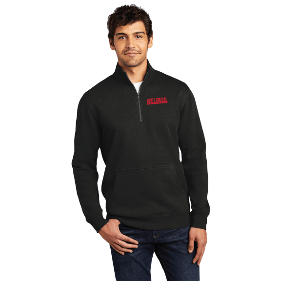 NCSB Quarter Zip 8.3-ounce, 65/35 ring spun cotton/polyester