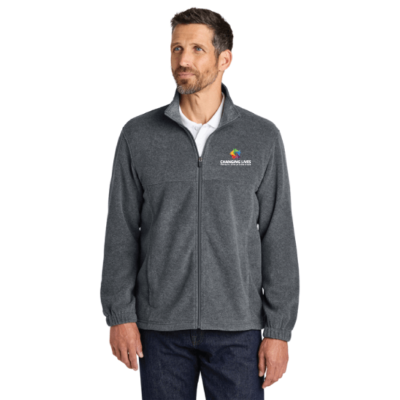 Thumbnail: Changing Lives Port Authority Plush Fleece Full-Zip Jacket