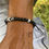 Thumbnail: Black and Silver Bracelet