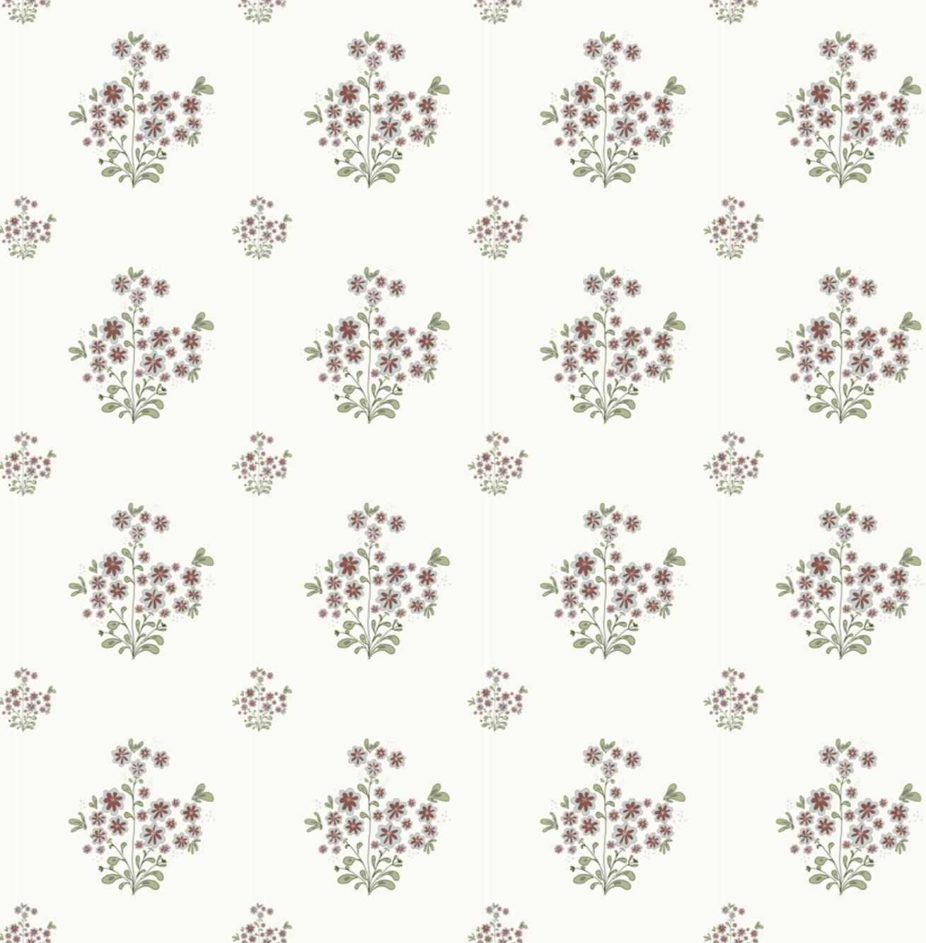 Capri | Persian Red | Wallpaper