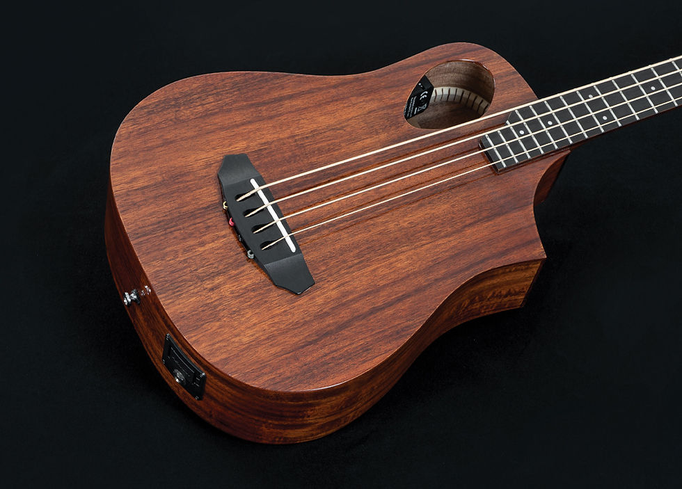Thumbnail: Michael Kelly Sojourn Port Gloss Koa Acoustic Travel Bass