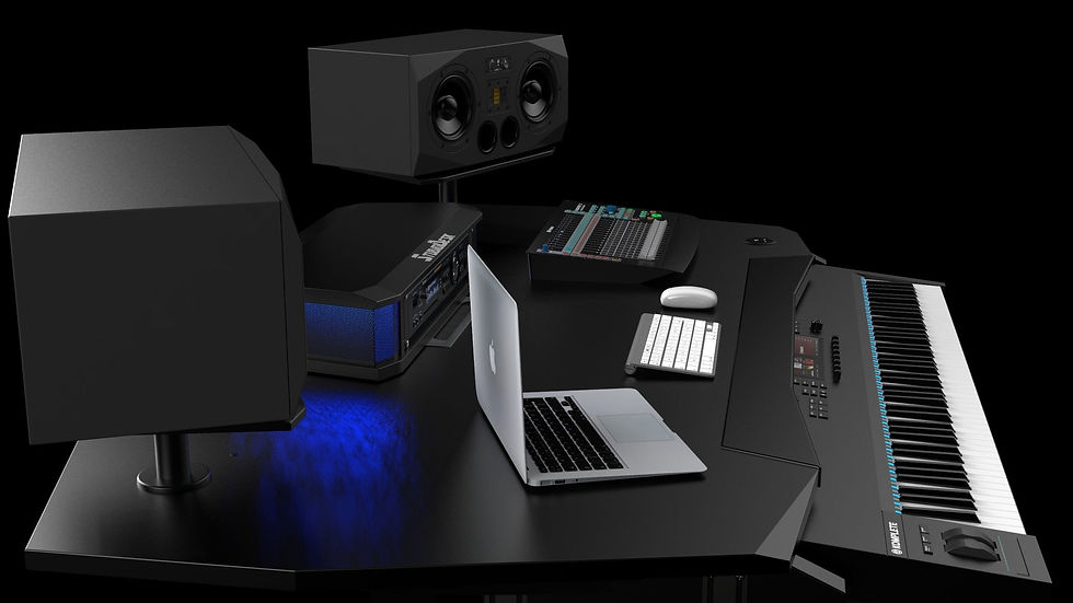 Thumbnail: Studio Desk VALOR speaker shelves (pair) black