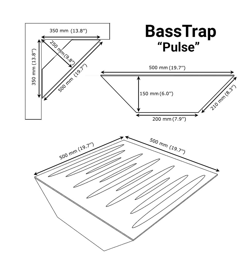 Thumbnail: Resonance Bass Trap «Pulse» Horizontal Ceiling