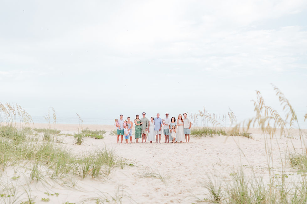 Extended Family Fine Art Portrait photographer on st george island