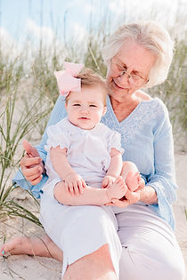extended family beach portraits