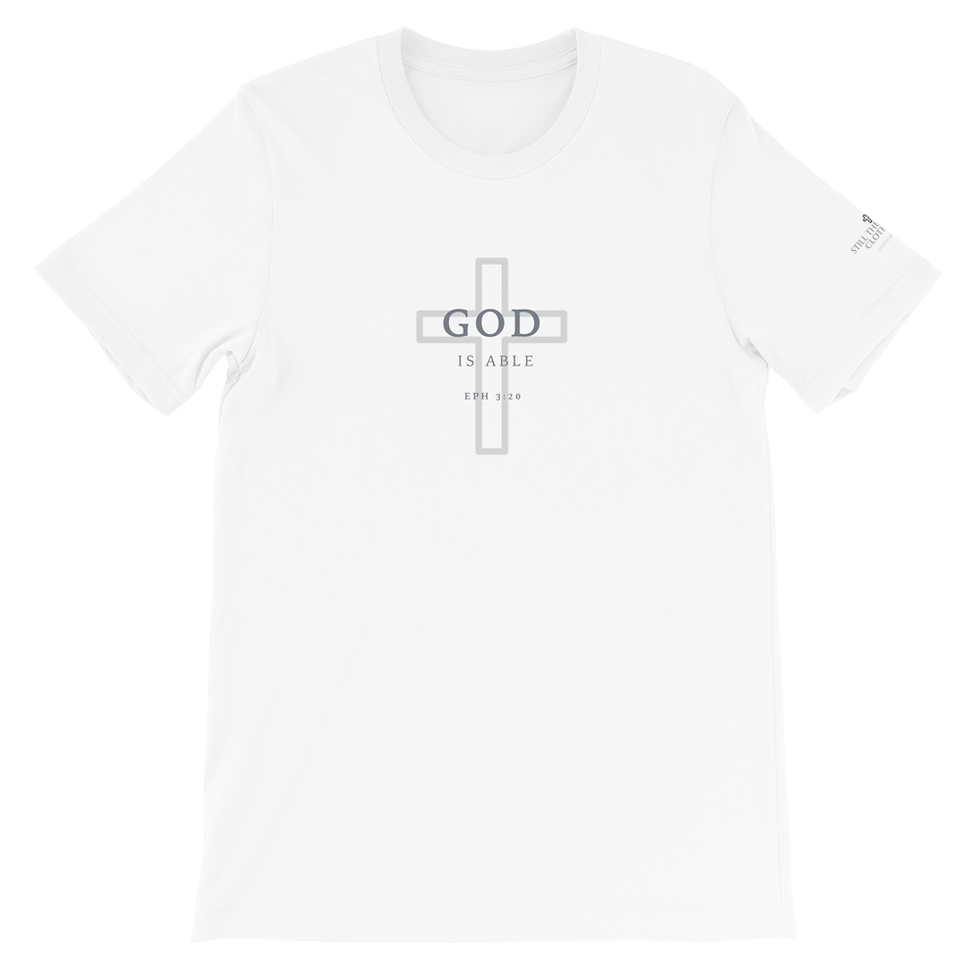 Thumbnail: Short Sleeve Unisex White Tshirt