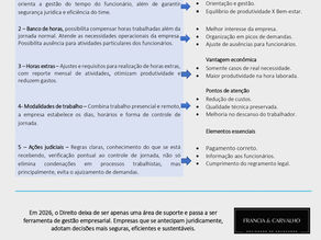 Política de jornada de trabalho, veja os principais pontos positivos em sua implementação