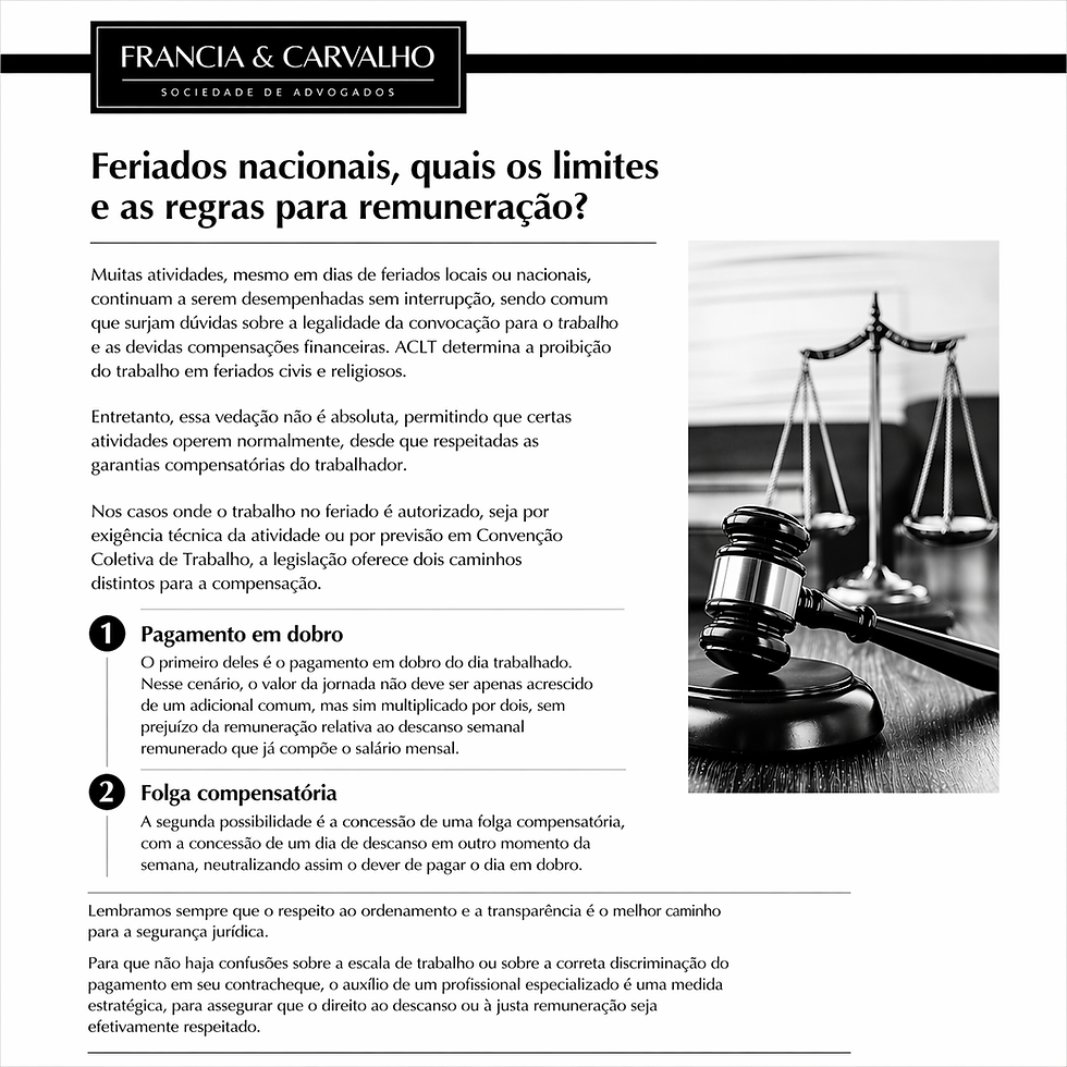Sua empresa paga corretamente o trabalho em feriados — ou está criando um passivo silencioso?
