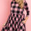 Thumbnail: Cinch Waist Quarter Sleeves Plaid Dress