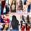 Thumbnail: Alipearl Hair Straight Human Hair Bundles with 6X6 Closure Brazilian Human Hair 