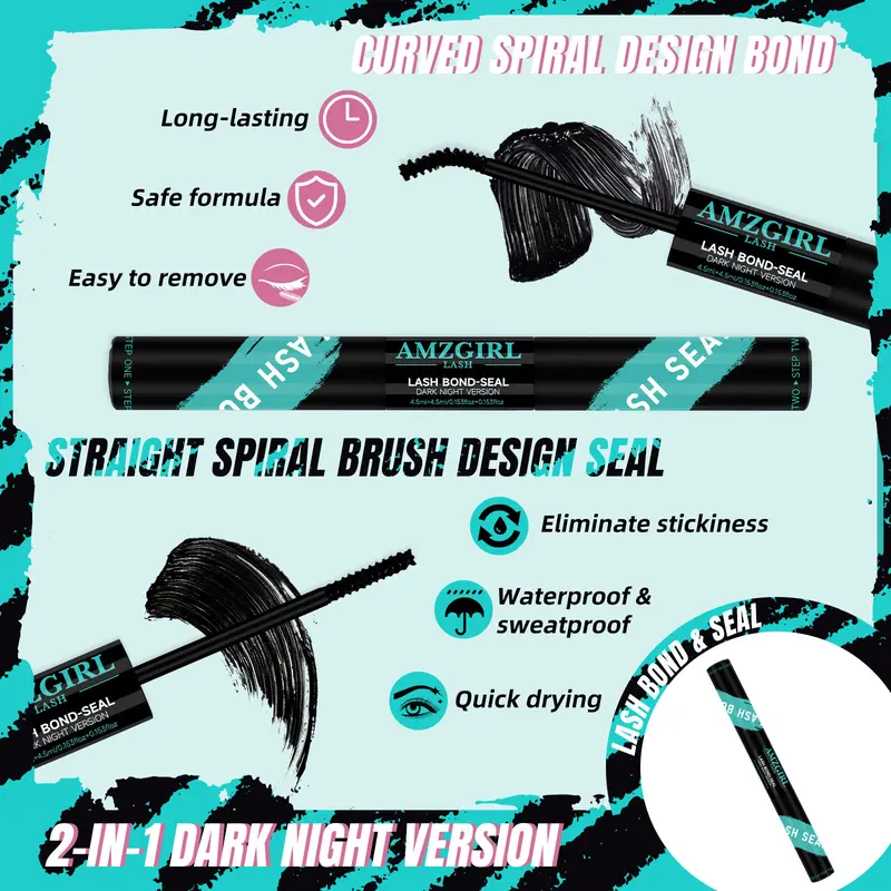 Thumbnail: AMZGIRL LASH DIY Lash Extensions Kit Midnight Eyelashes Clusters Eyelashes Exten