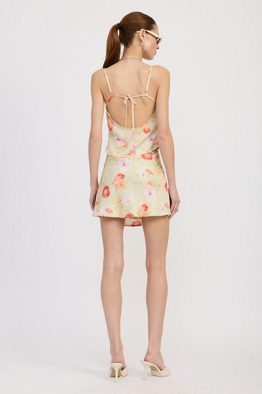 Thumbnail: BIAS CUT MINI SATIN SKIRT