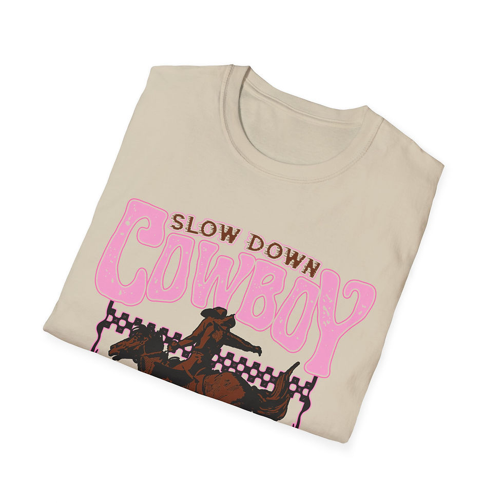 Thumbnail: Alexis Gomez Slow Down Cowboy Unisex T-Shirt,  Country Music Fan Shirt, 