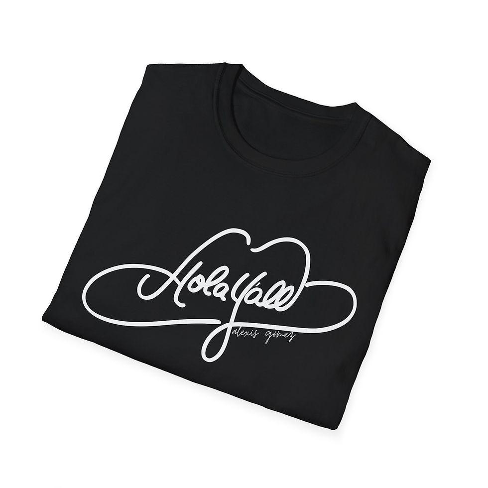 Thumbnail: Unisex Softstyle T-Shirt, Hola Yall Alexis Gomez Shirt, Spanish Graphic Tee