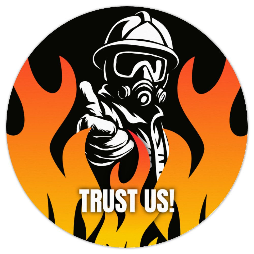 Sheet Stickers Trust Us! (1pack - 48 stickers)