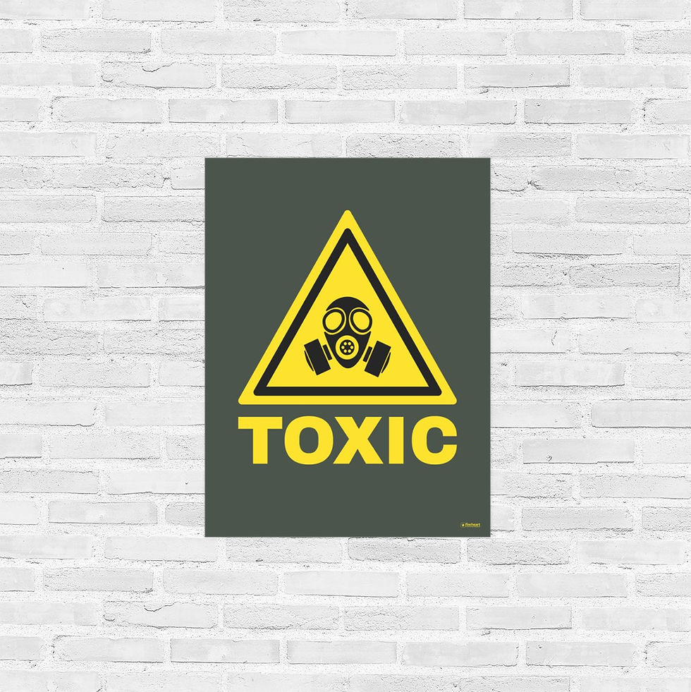 Thumbnail: Poster Toxic in forest green medium