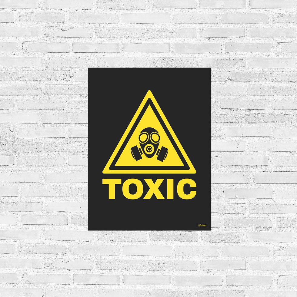 Thumbnail: Poster Toxic in forest green small