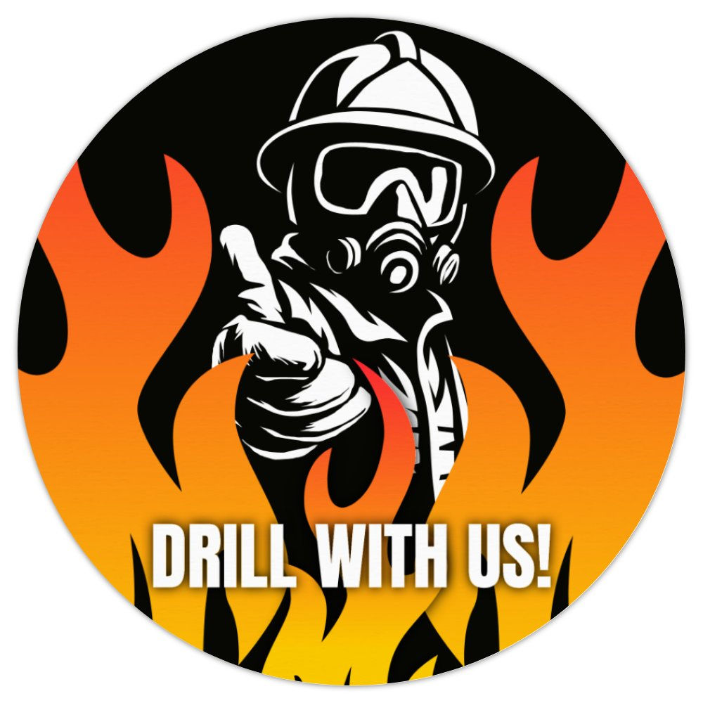 Sheet Stickers Drill With Us! (1pack - 48 stickers)