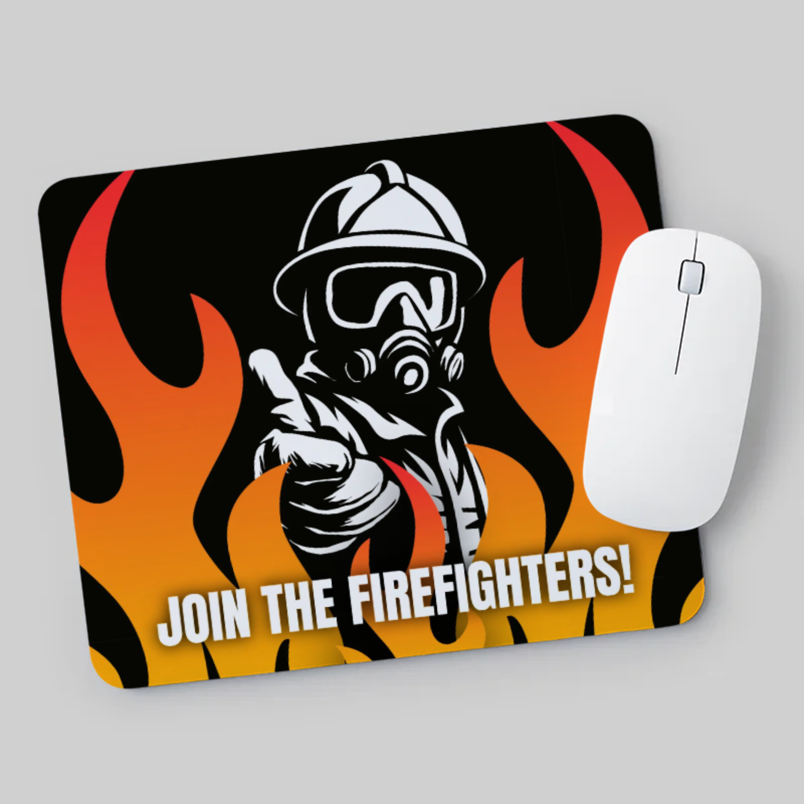 Photo Mouse Pad Join The Firefighters!