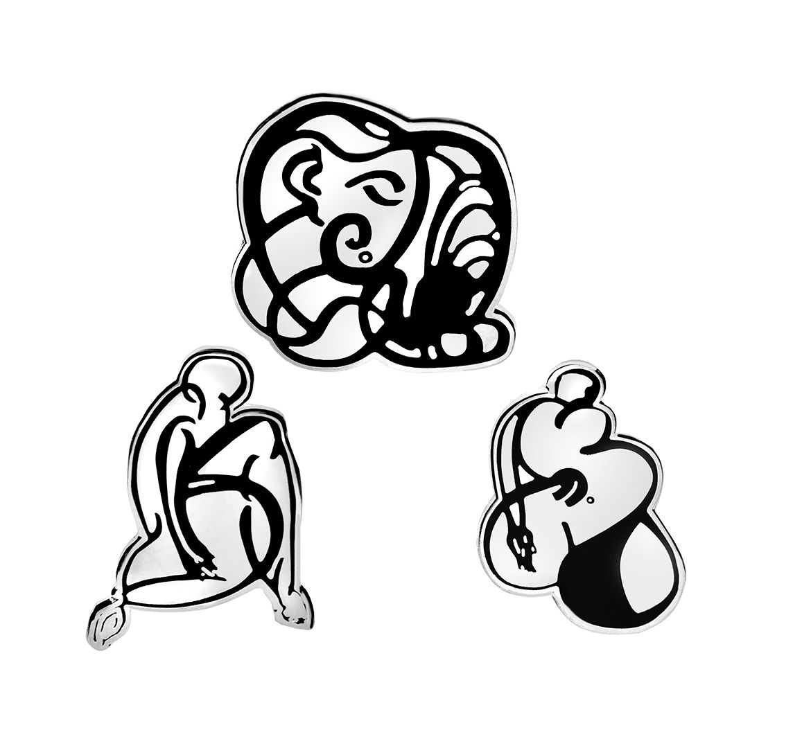 Dancing Divas Enamel Pin Set