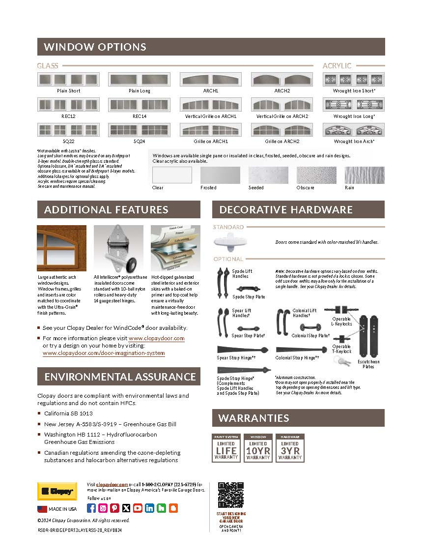 Thumbnail: Clopay Bridgeport Steel