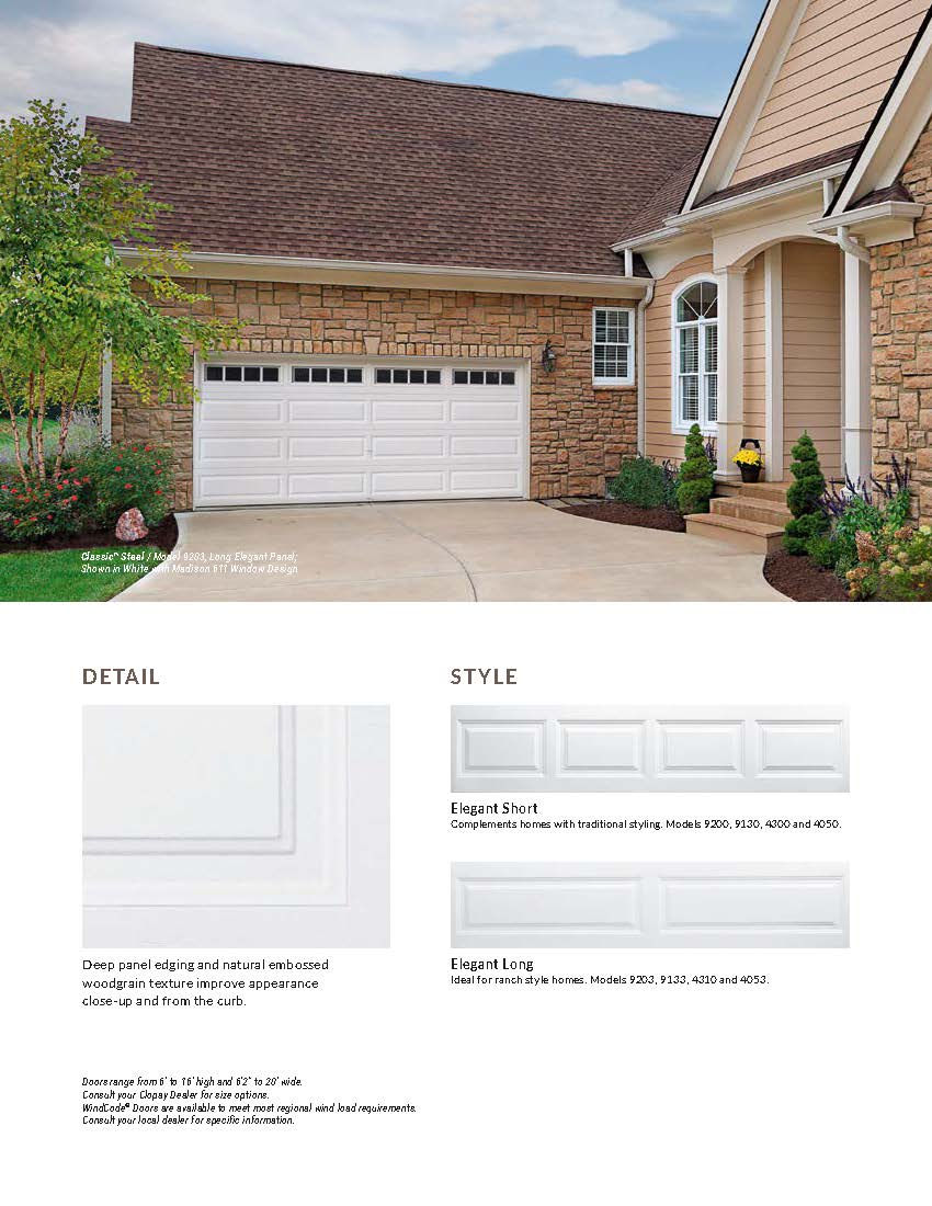 Thumbnail: Clopay Classic Steel Premium