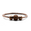 Miniature : Bague anti-stress en or 10k : jaune ou rose, fil torsadé et 3 billes