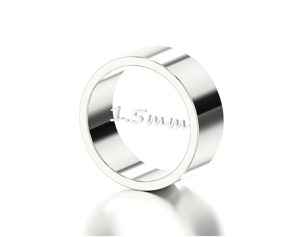 Miniature : PAUL, Jonc rustique martelé, 6 / 8 / 10 mm,  argent sterling  .925