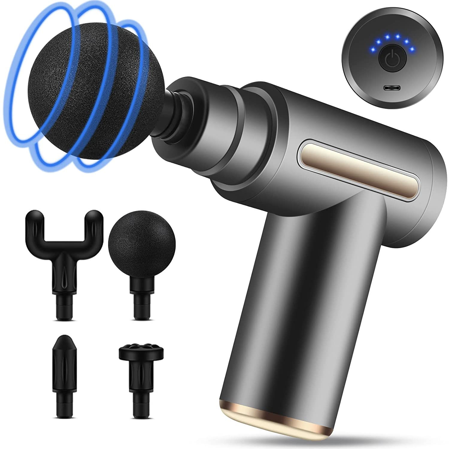 Mini Massage Gun 4 heads