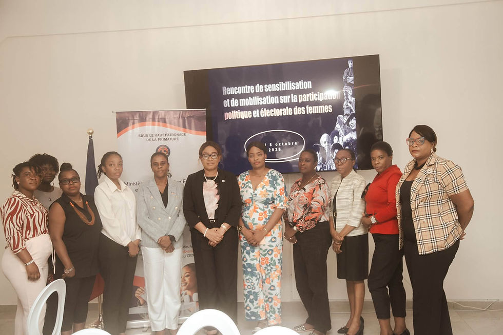 Élections en Haïti : la ministre Pedrica Saint Jean engage le MCFDF dans la mobilisation des femmes