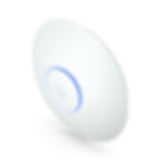 Close-up view of the Ubiquiti U7-LR ceiling-mount access point