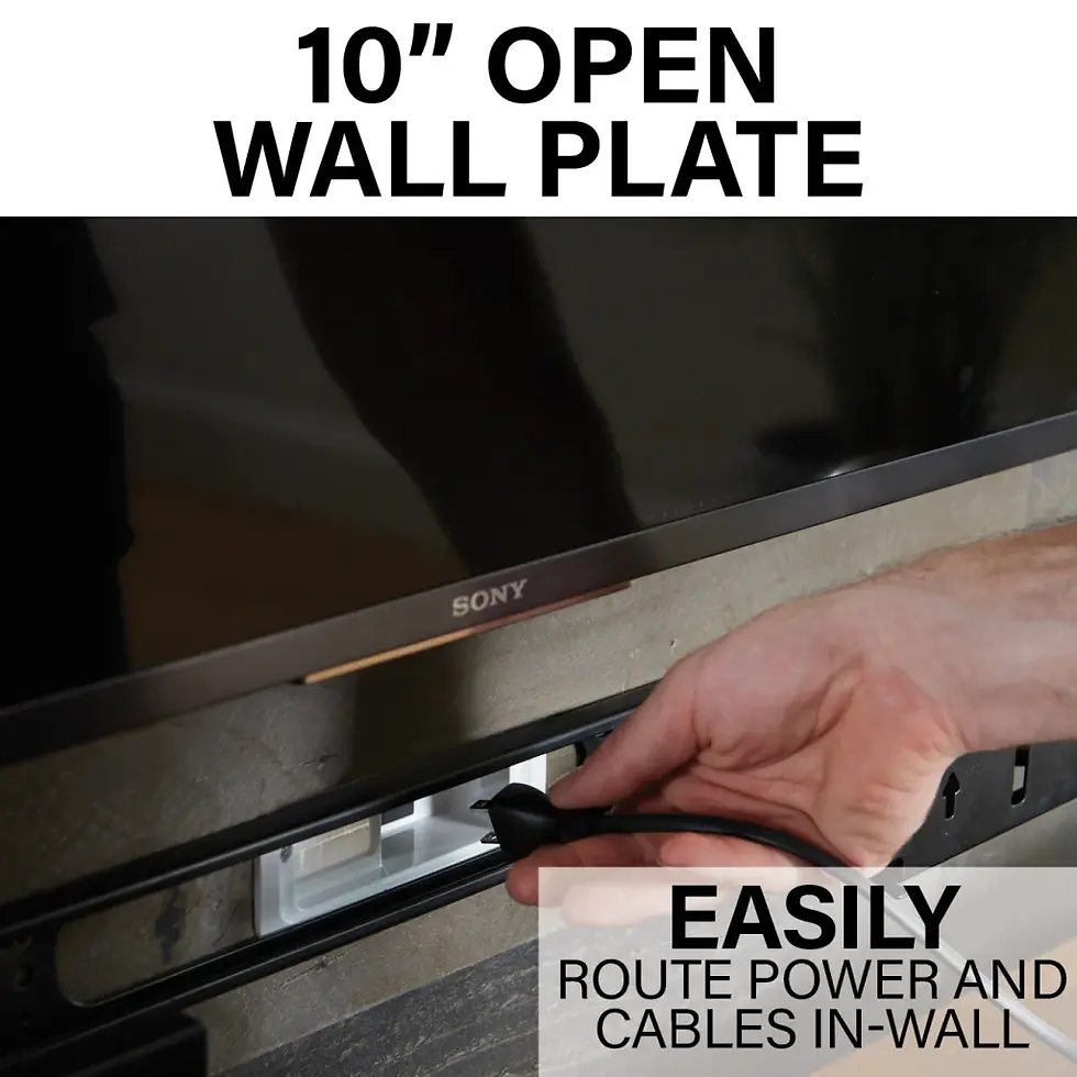 Thumbnail: Sanus Extendable Soundbar Wall Mount Bracket For Sonos Arc In Black
