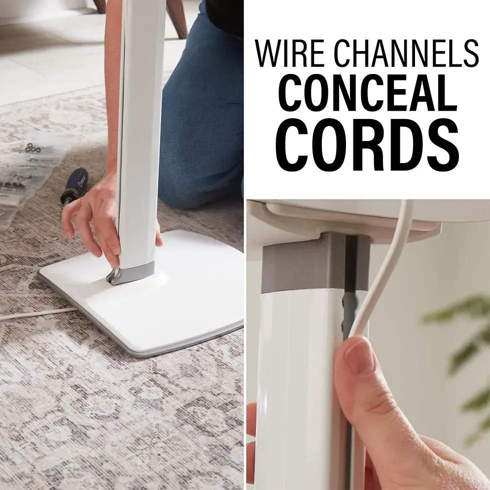 Thumbnail: Sanus Height-Adjustable Speaker Stand for Sonos Era 300 Speaker in White