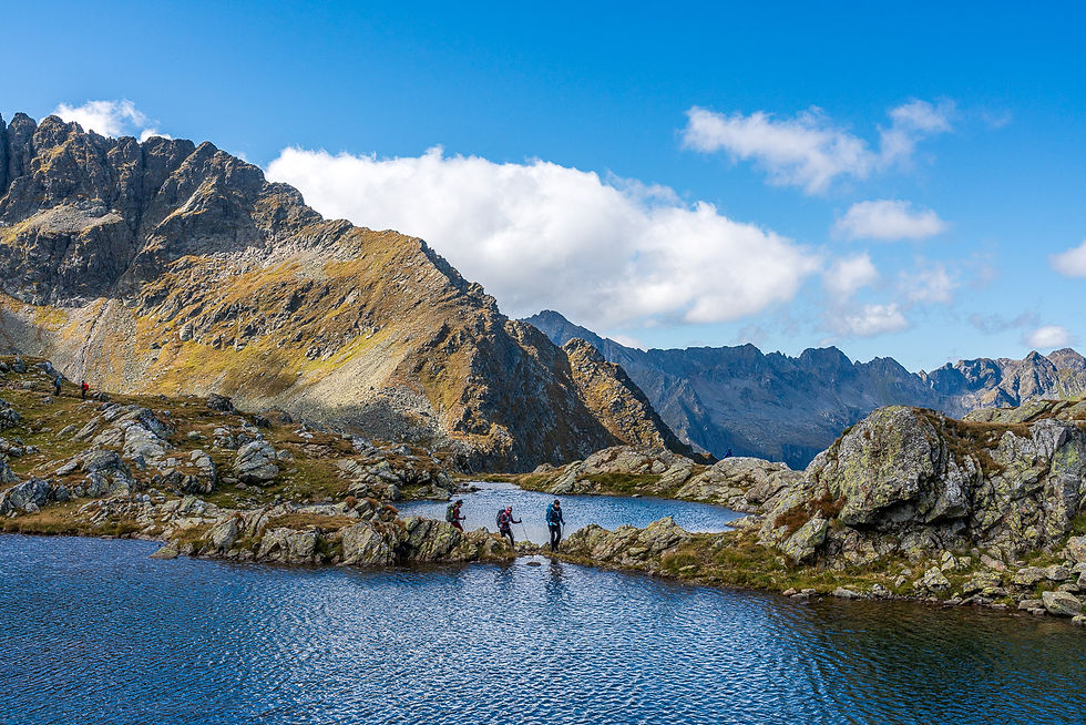 Der Klafferkessel während der geführte Hüttentour "Schladminger Tauern Höhenweg" von berg freude guides